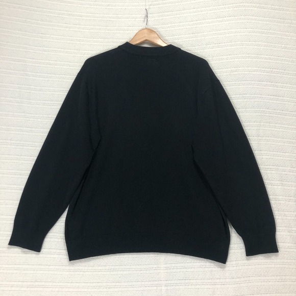 Eddie Bauer Pima Cotton Sweater Crew Neck Long Sleeve Black XL‎ - Picture 7 of 7